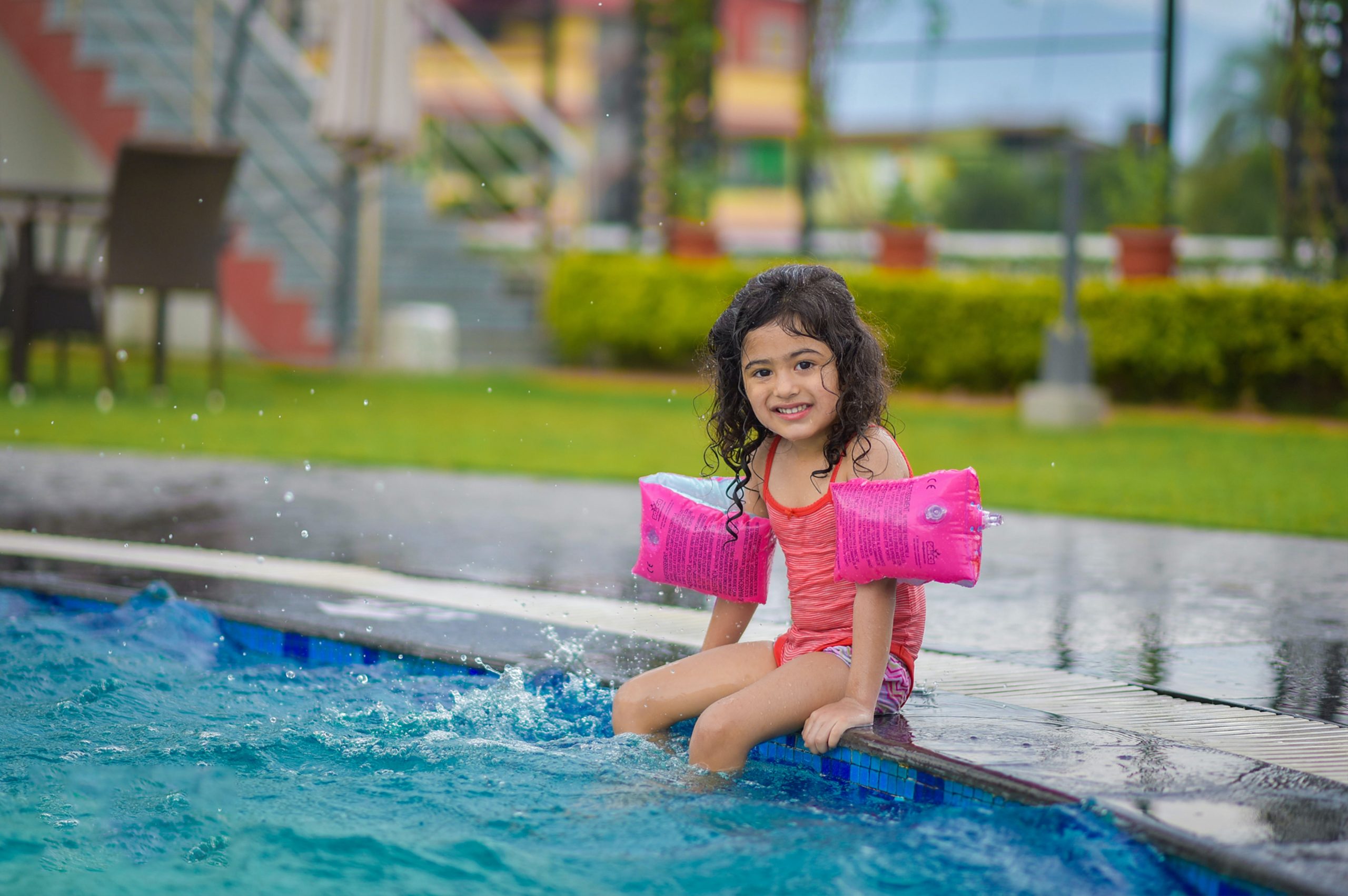 La joie des vacances avec piscine